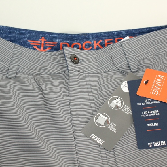 NWT Dockers Men's Swim Shorts 30 - Picture 4 of 8